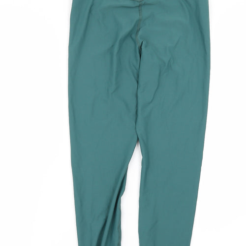 WEARWOLF Womens Green   Compression Leggings Size M L25 in