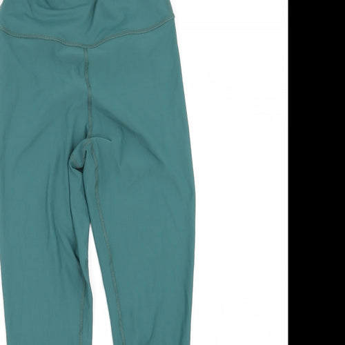 WEARWOLF Womens Green   Compression Leggings Size M L25 in