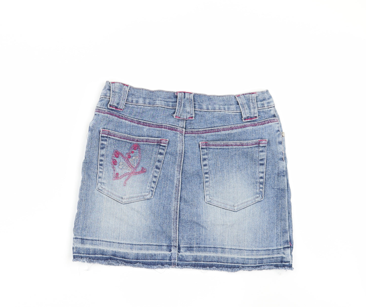 New Look Womens Blue  Denim Mini Skirt Size 10