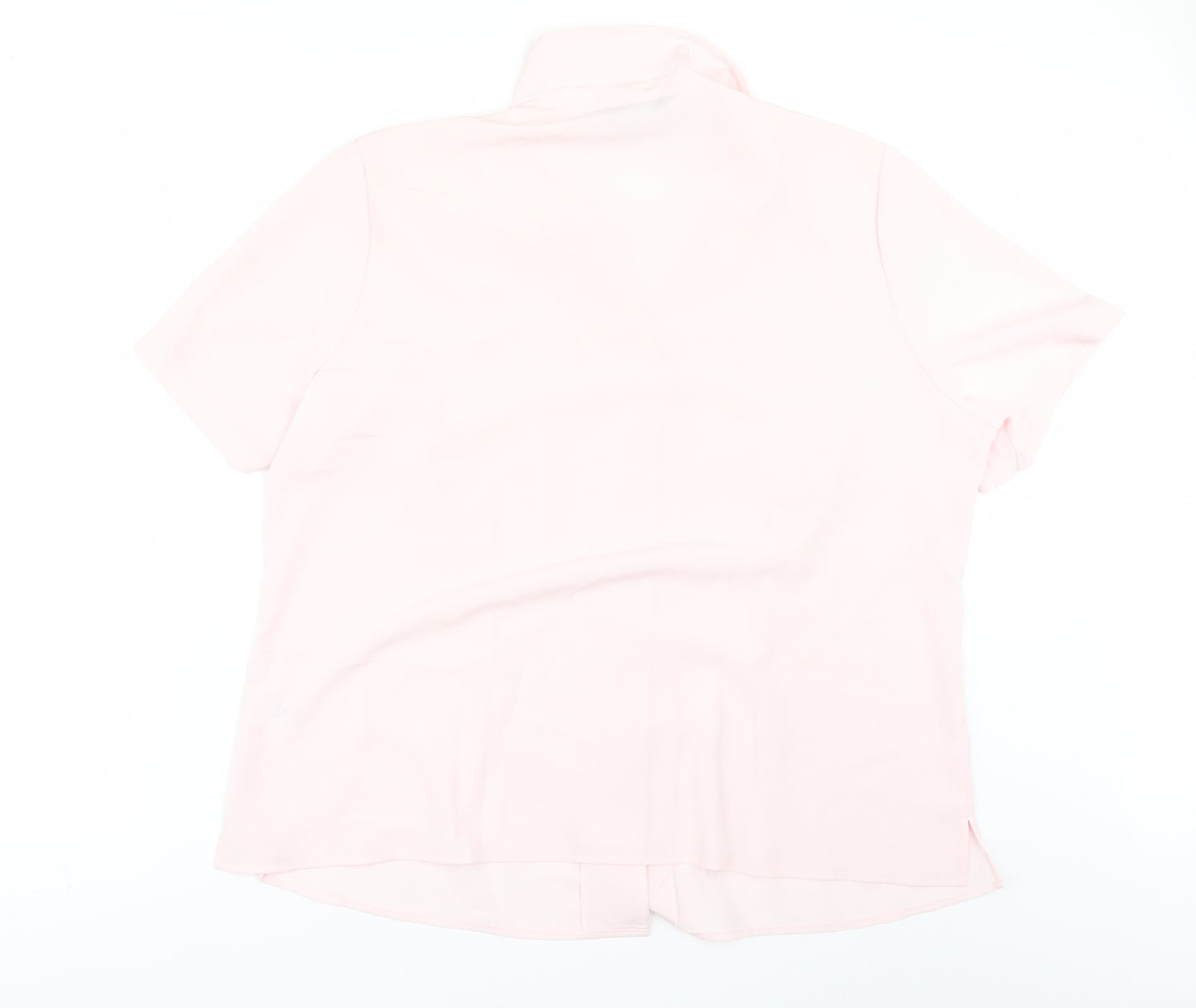 BM Womens Pink   Tunic Button-Up Size 20