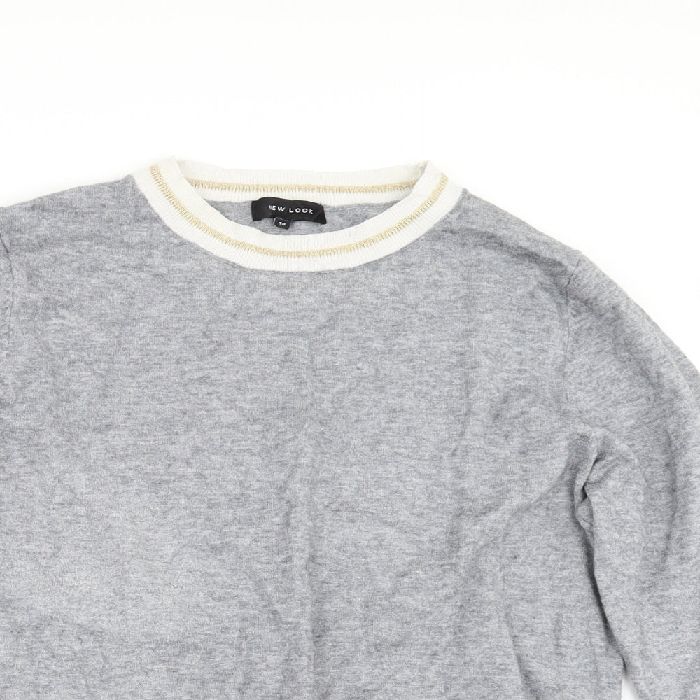 New Look Womens Grey   Pullover Jumper Size 16