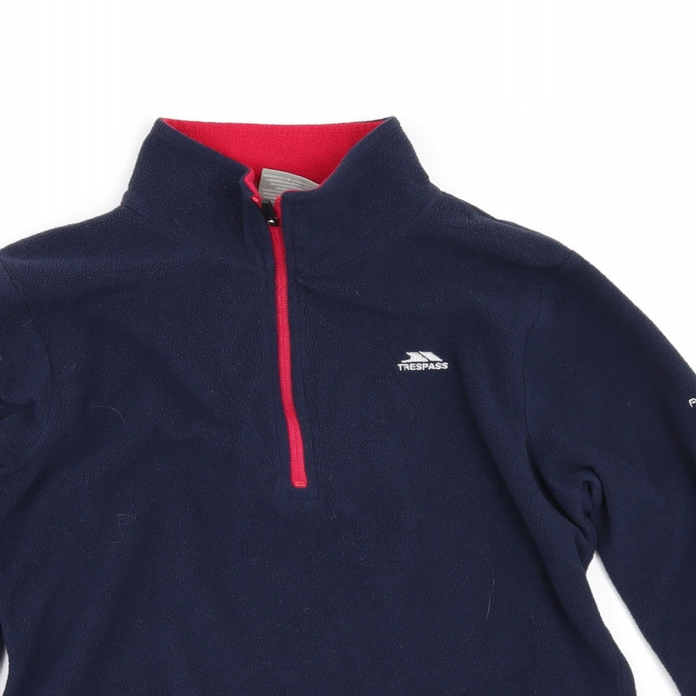Trespass Girls Blue  Fleece Jacket  Size 11-12 Years