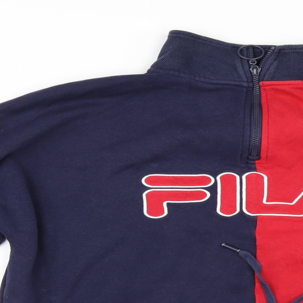 FILA Womens Blue   Pullover Sweatshirt Size L