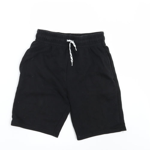Primark Boys Black   Dungaree Shorts Shorts Size 9-10 Years