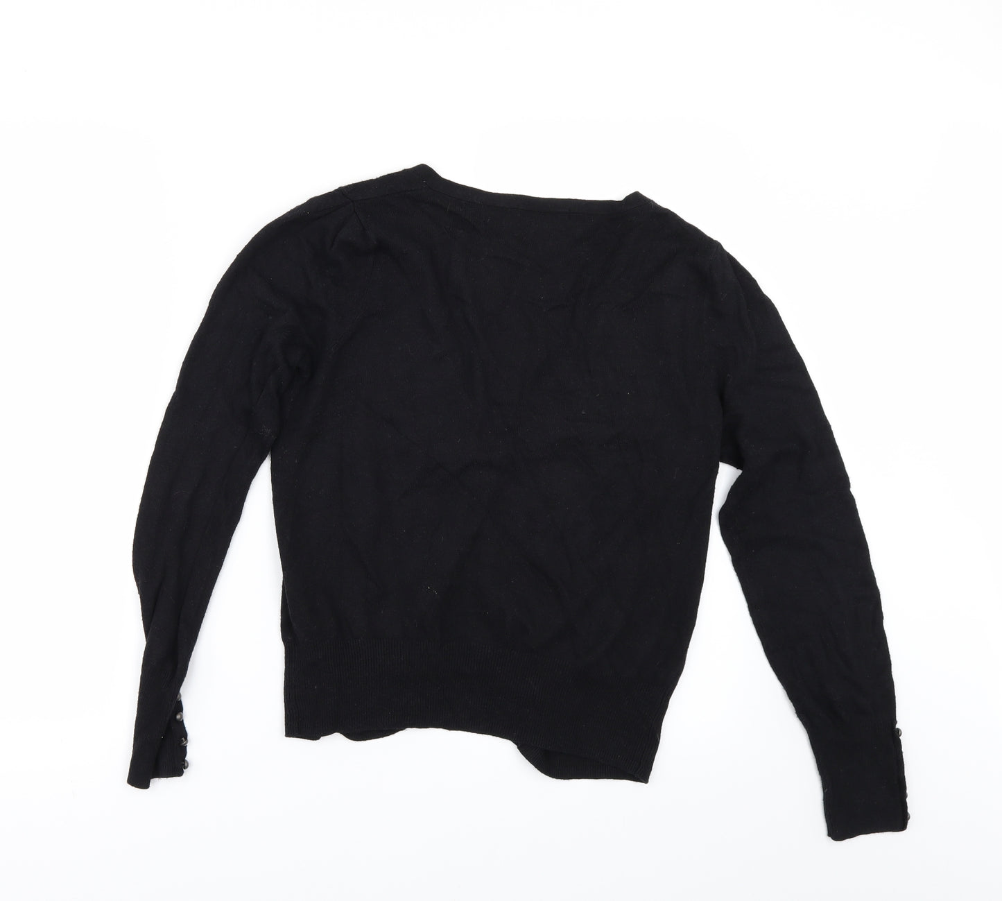 Marks and Spencer Womens Black   Cape Jumper Size 10