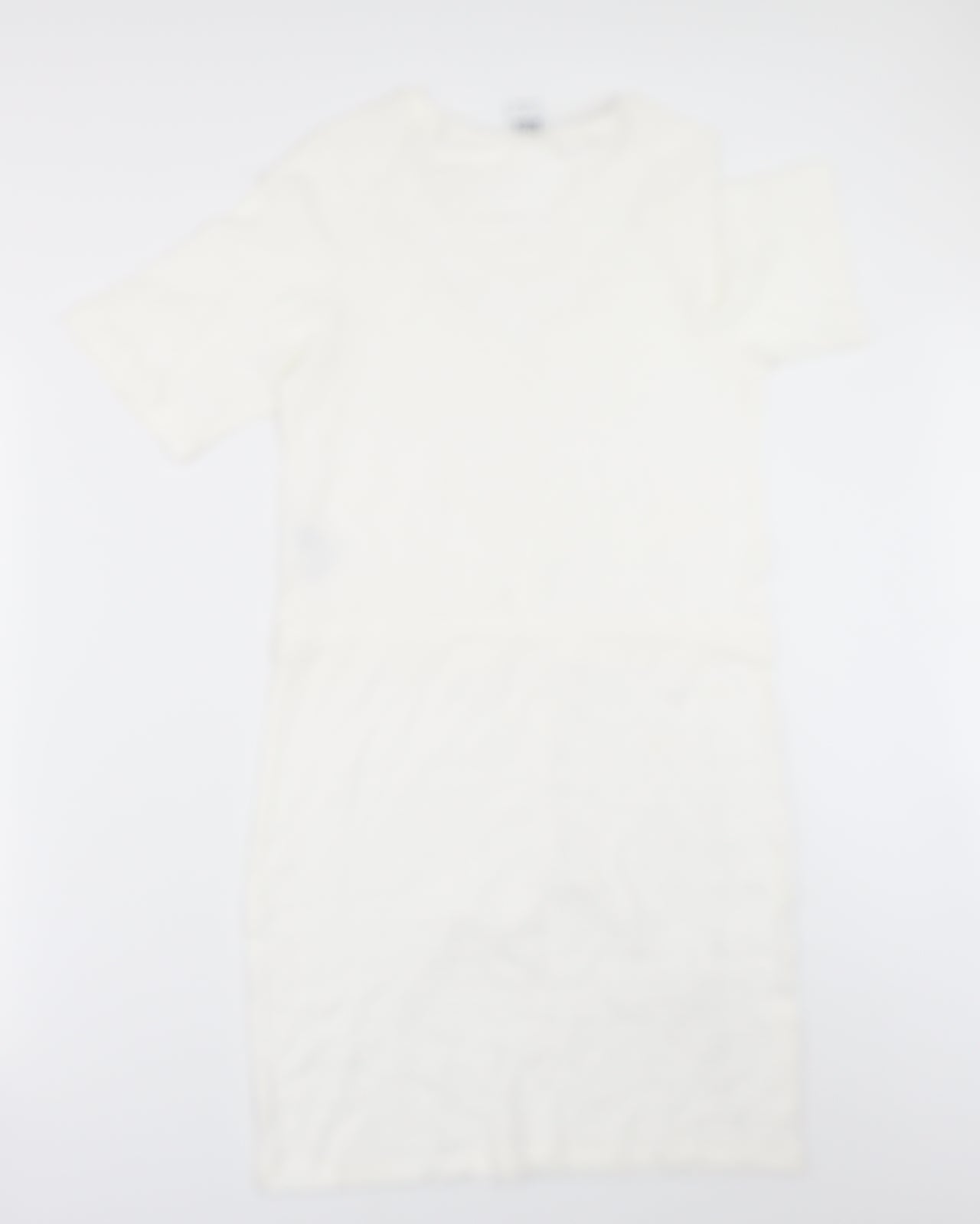 VERO MODA Womens White   T-Shirt Dress  Size XS  - Drawstring waist