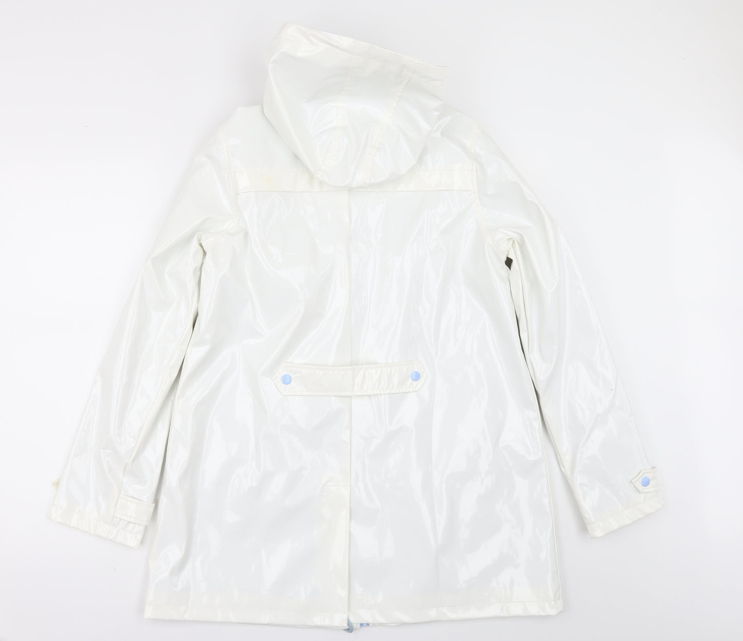 urban bliss Womens White   Jacket  Size 12  - wet look