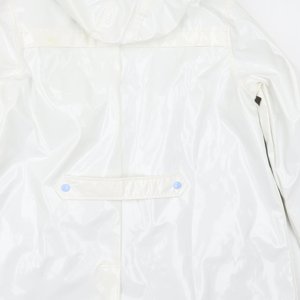 urban bliss Womens White   Jacket  Size 12  - wet look