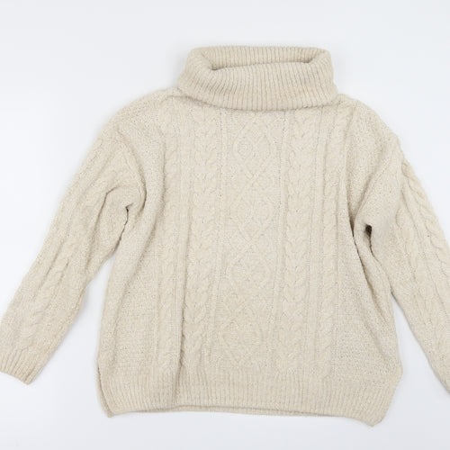 George Womens Beige   Pullover Jumper Size S