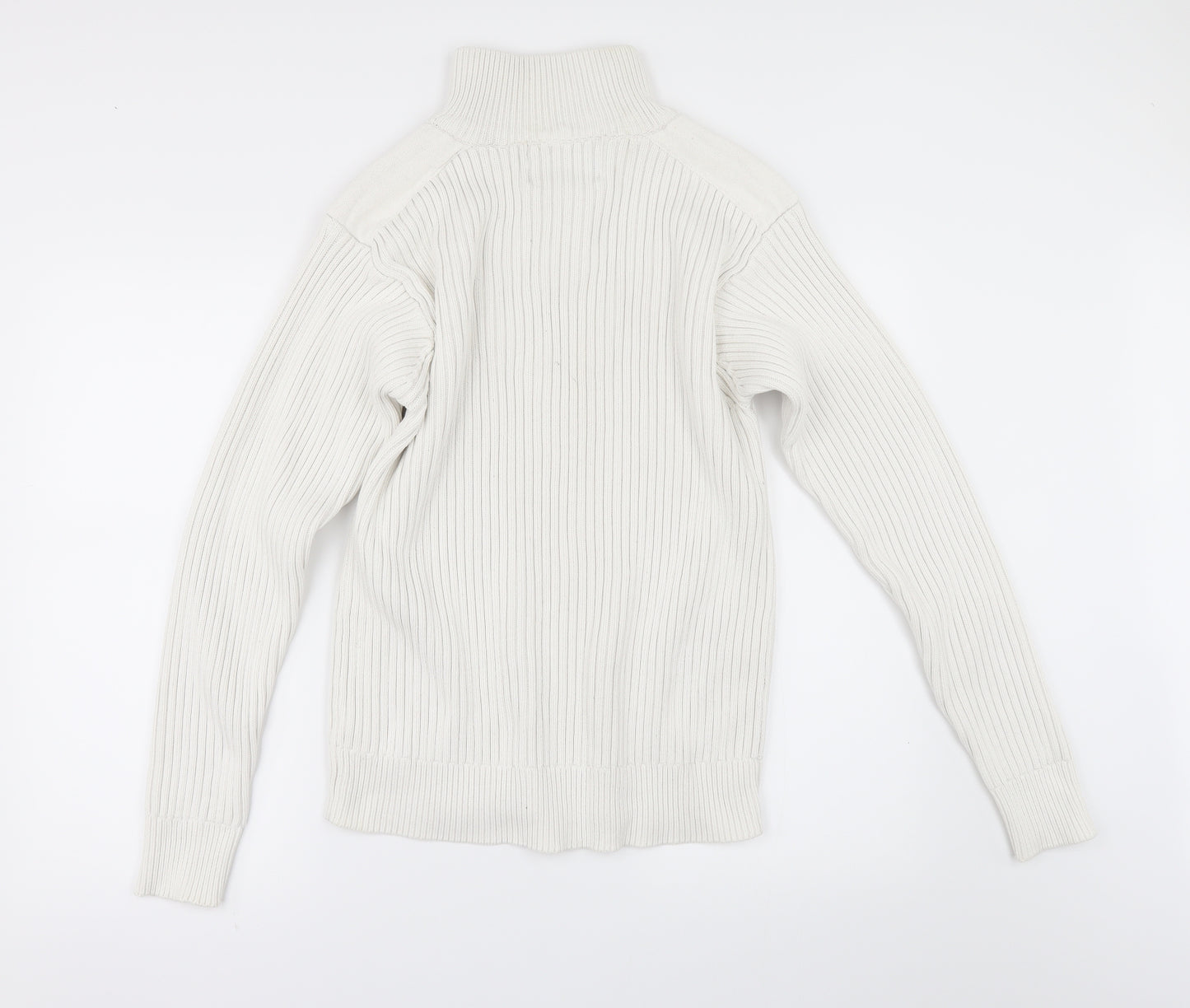 dry wash Mens White   Pullover Jumper Size L