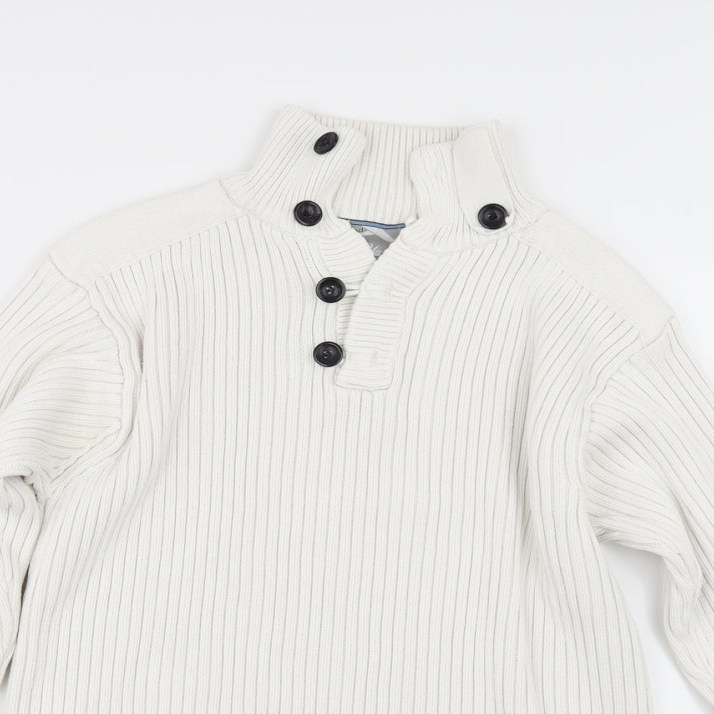 dry wash Mens White   Pullover Jumper Size L