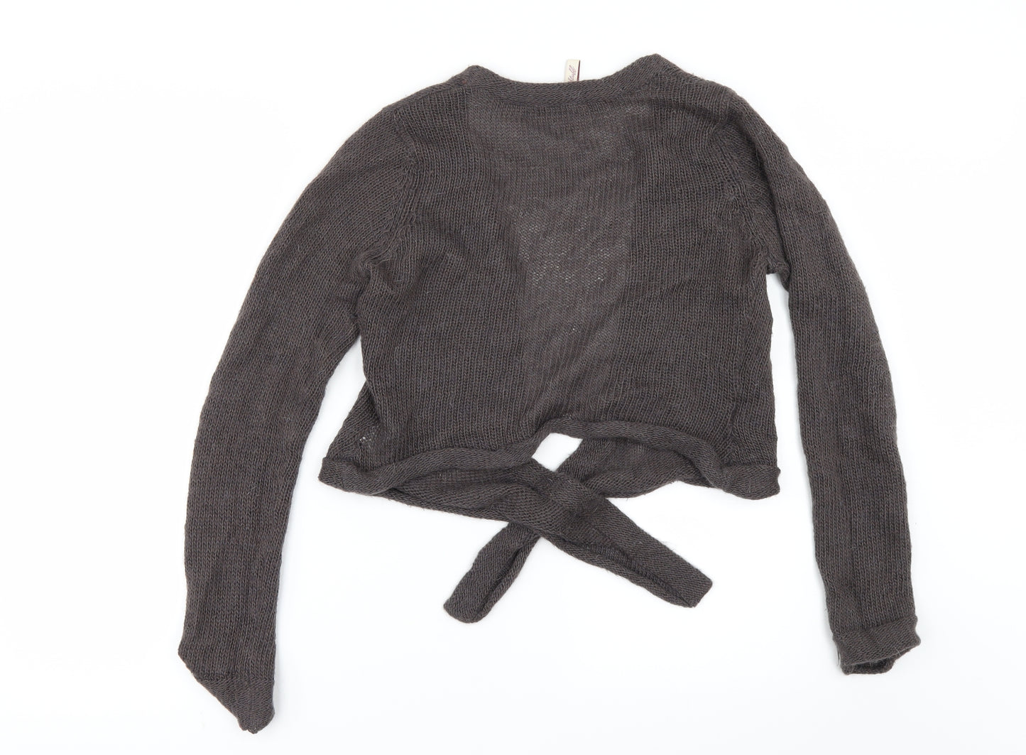 White Stuff Womens Beige   Cardigan Jumper Size 8  - Tie front