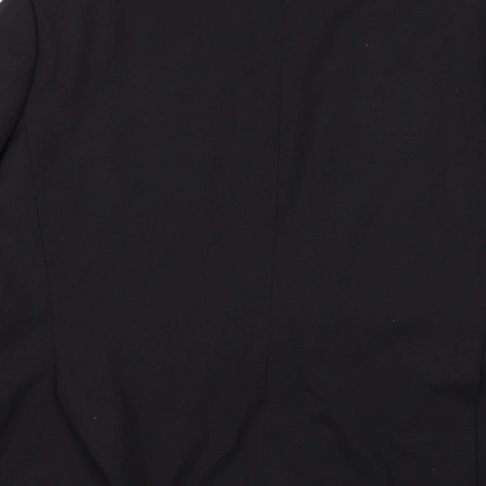 Jeff Banks Mens Black   Jacket Suit Size 42