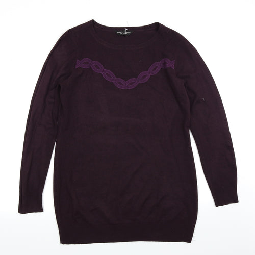 Dorothy Perkins Womens Purple   Pullover Jumper Size 12