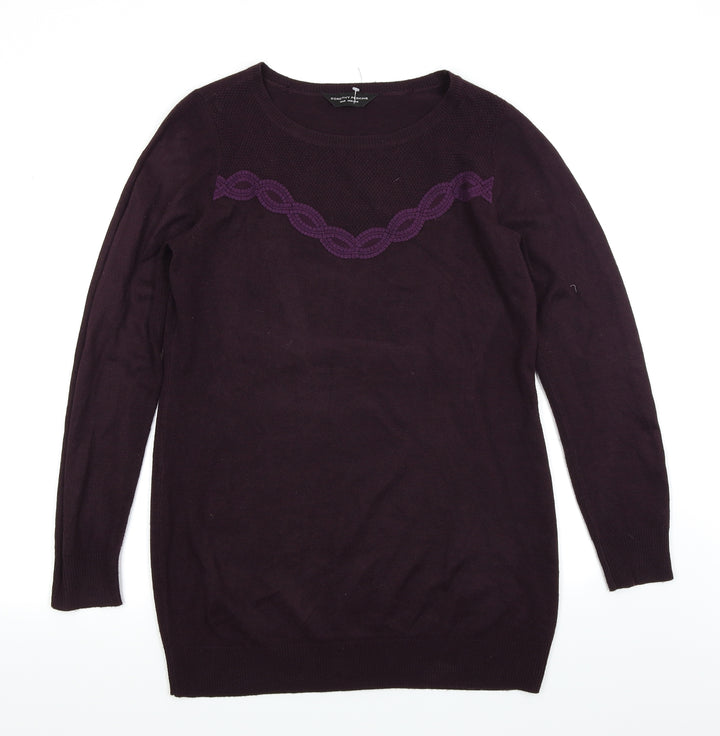 Dorothy Perkins Womens Purple Pullover Jumper Size 12