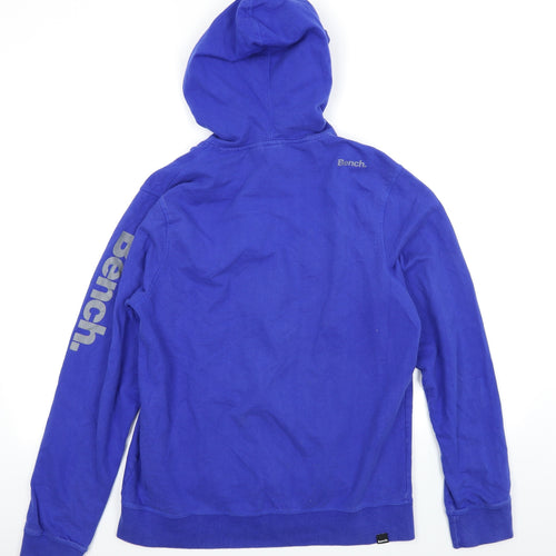 Bench Mens Blue   Full Zip Hoodie Size L