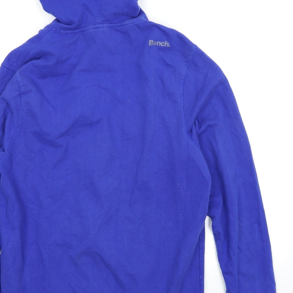 Bench Mens Blue   Full Zip Hoodie Size L