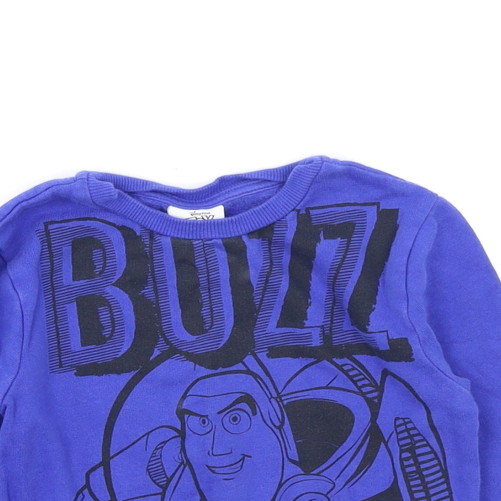 George Boys Blue   Pullover Jumper Size 18-24 Months  - Disney Pixar Toy Story Buzz Lightyear