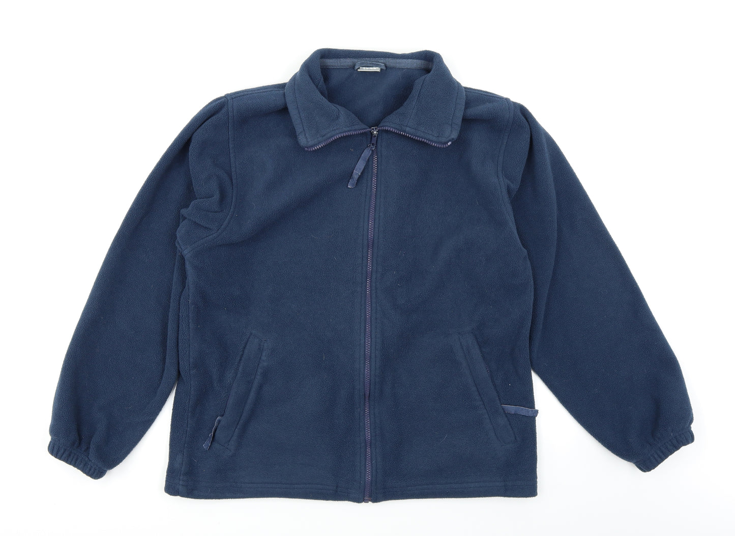 Alexander Mens Blue  Fleece Jacket  Size M