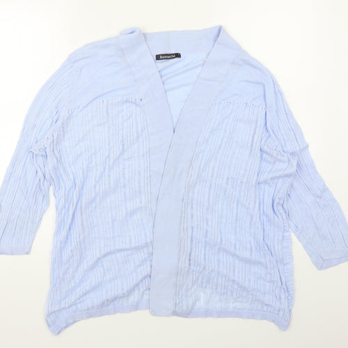 Bonmarché Womens Blue   Cardigan Jumper Size L