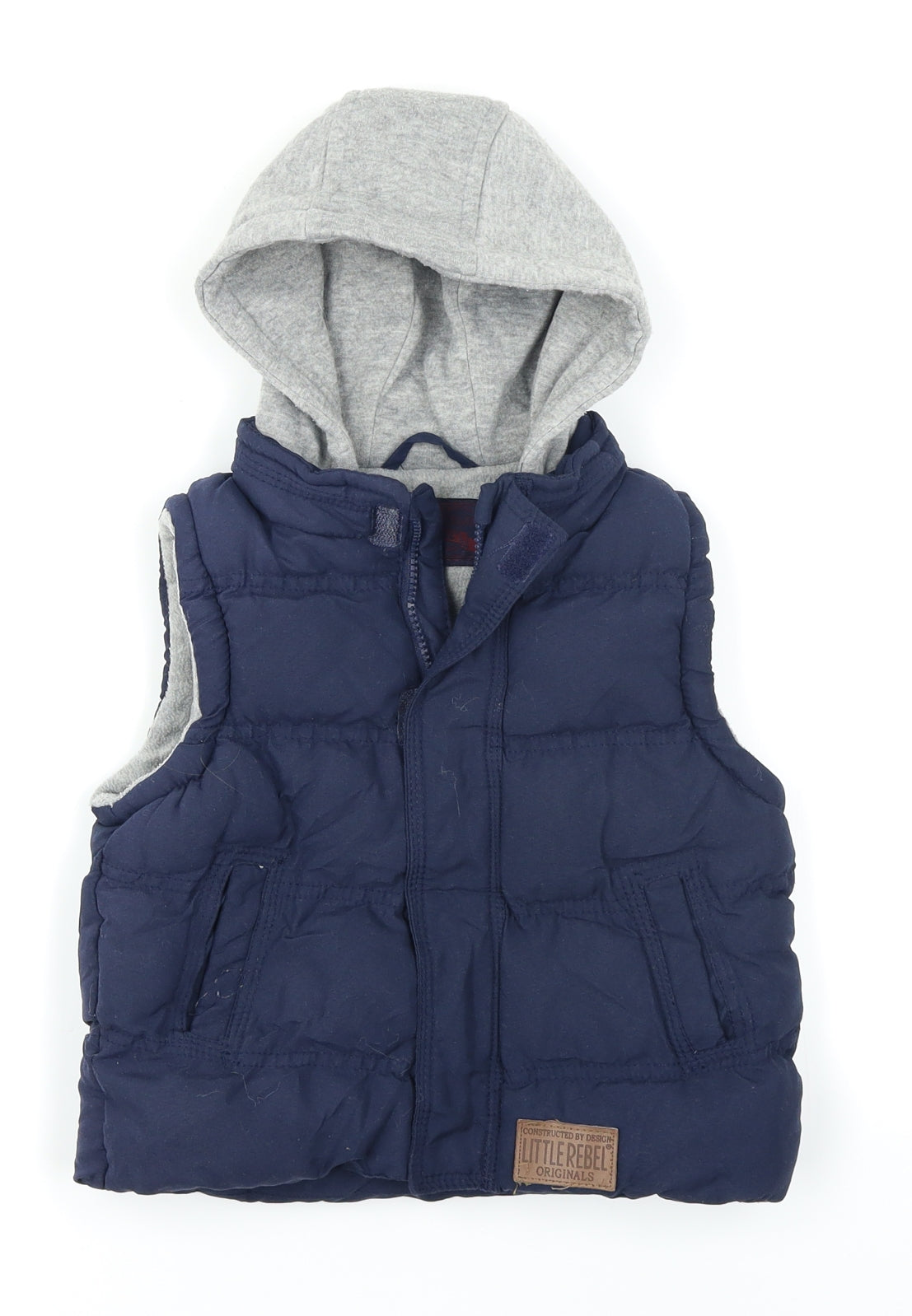 Rebel Boys Blue   Gilet Coat Size 2-3 Years
