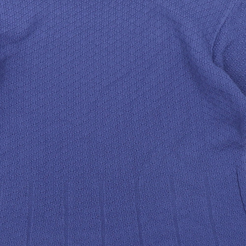 Ivy Womens Blue  Knit Basic T-Shirt Size M