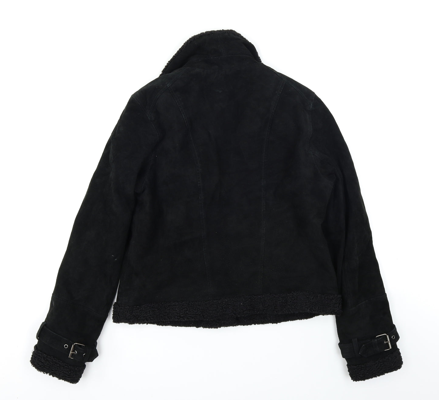 VILA Womens Black   Biker Coat Size 10