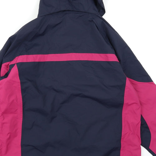GTI Outdoor Womens Blue   Motorcycle Jacket Coat Size 14