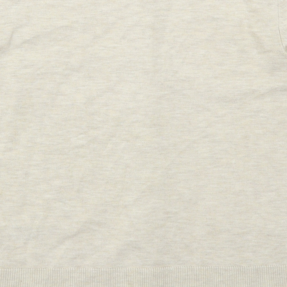 M&Co Womens Beige   Cardigan Jumper Size 12