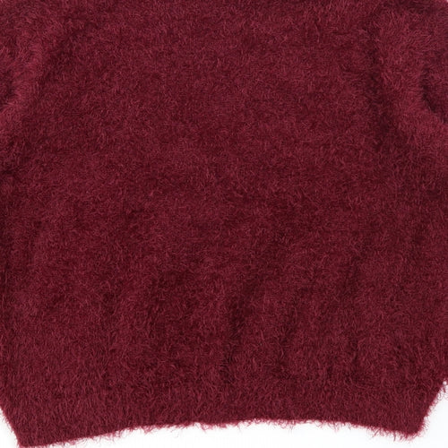 Divided Womens Purple   Pullover Jumper Size S