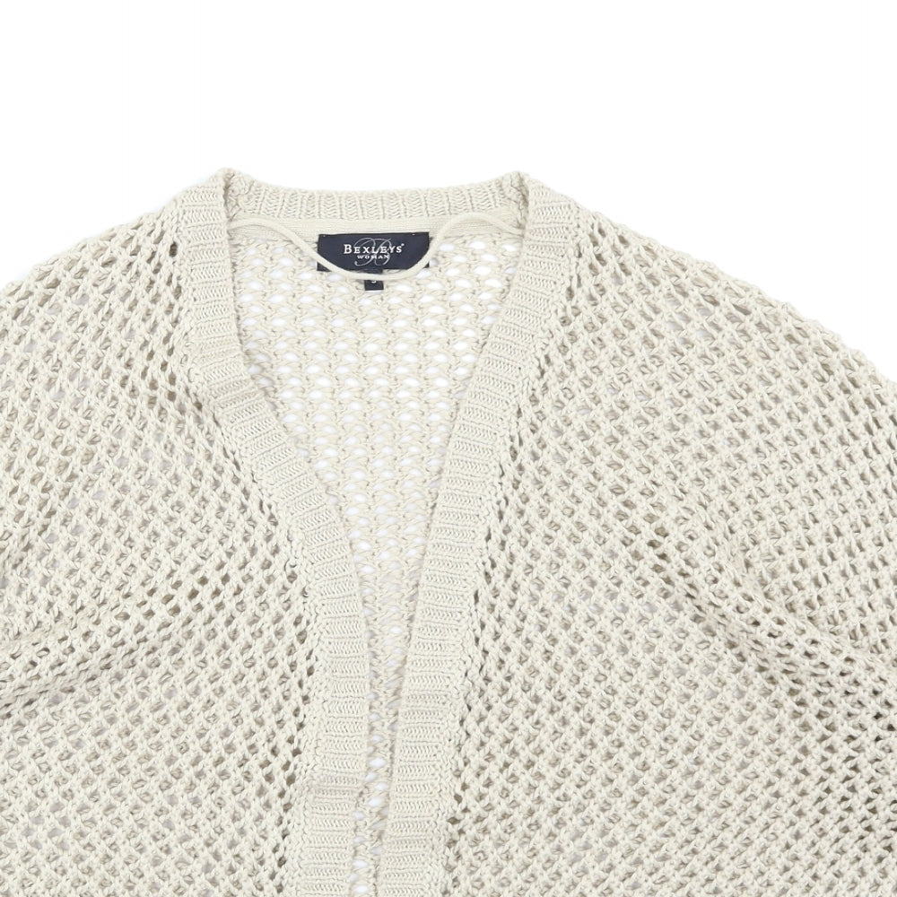 Bexleys Womens Brown   Cardigan Jumper Size S