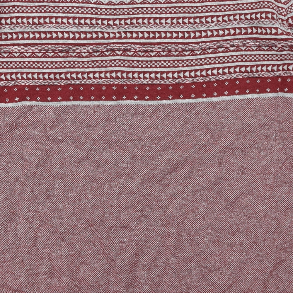 George Boys Red Fair Isle  Pullover Jumper Size 13-14 Years