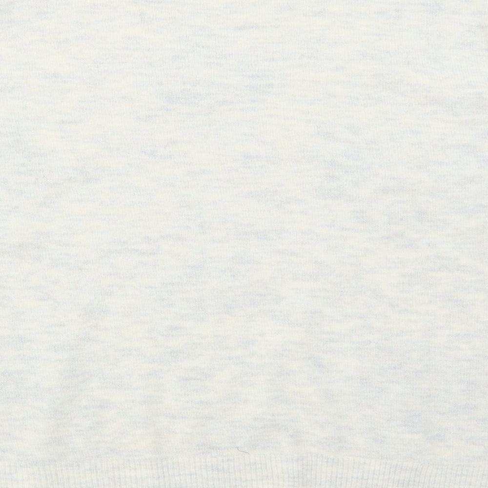 Bonmarché Womens White Polka Dot  Pullover Jumper Size 12