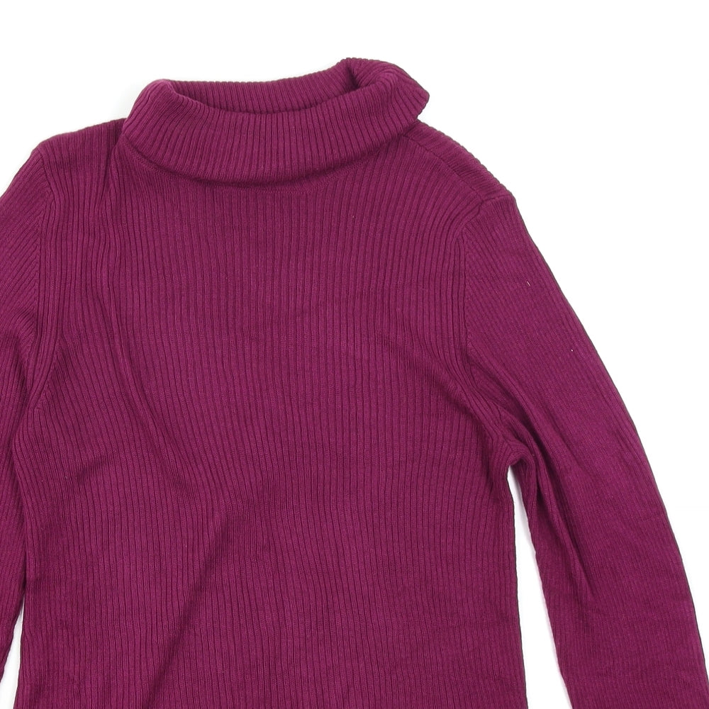 River Island Womens Purple  Knit Pullover Jumper Size 10