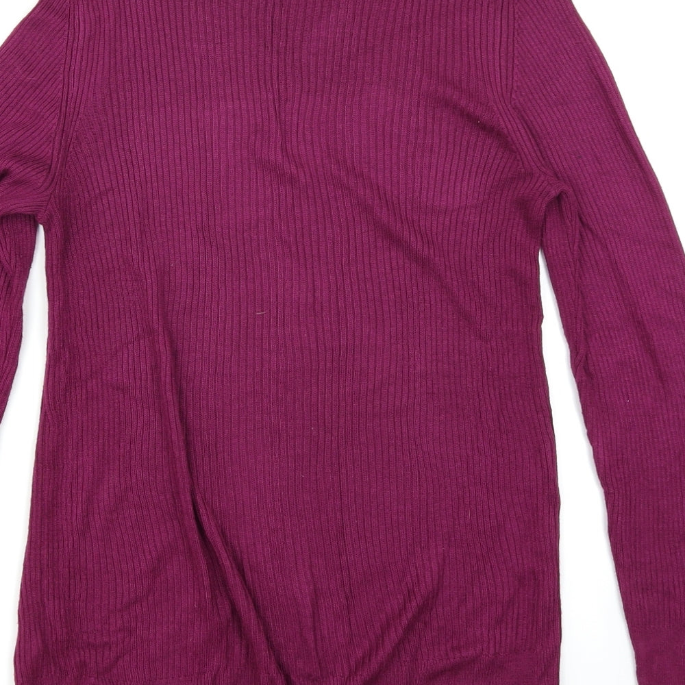 River Island Womens Purple  Knit Pullover Jumper Size 10