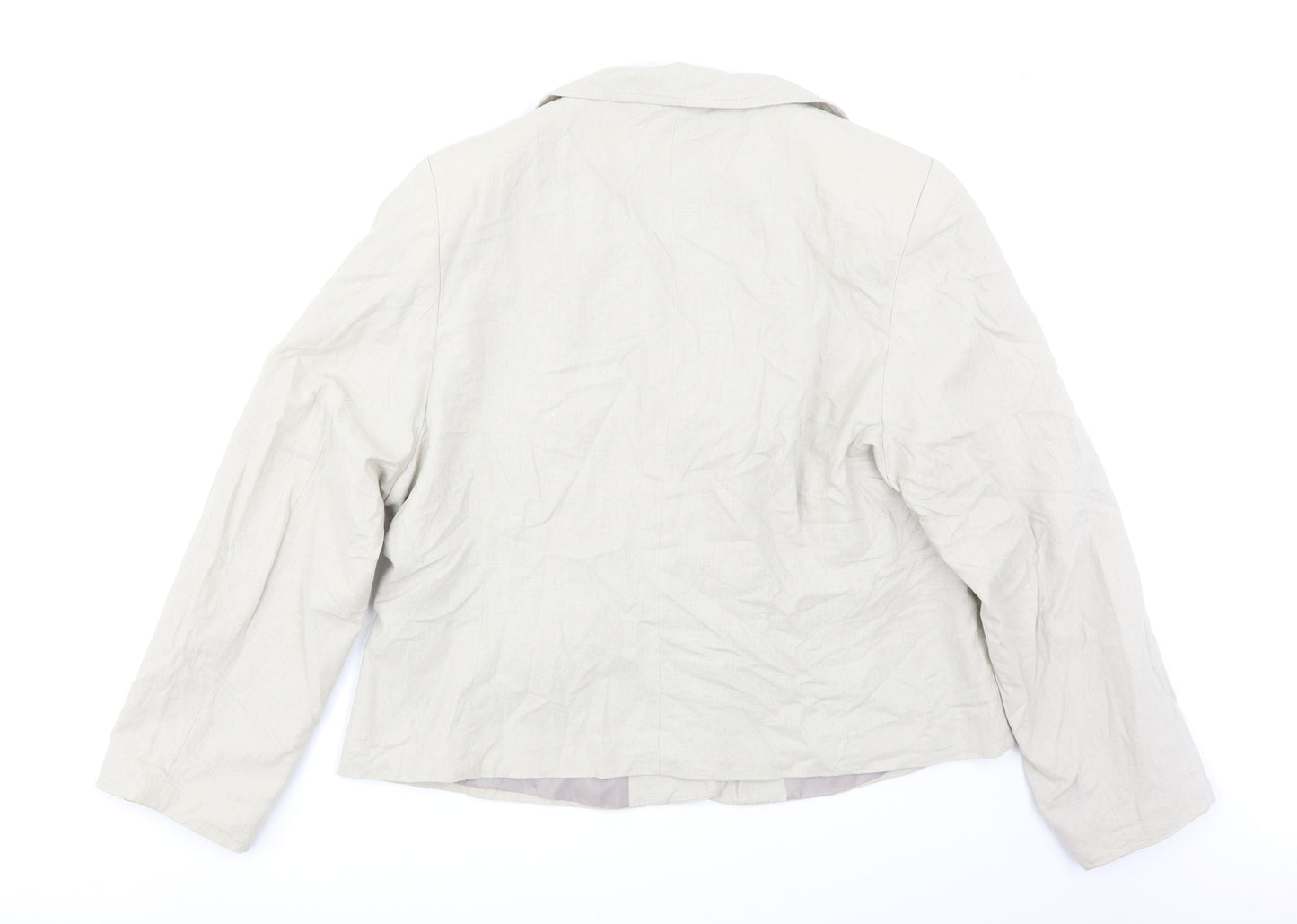 George Womens Beige   Jacket Blazer Size 22