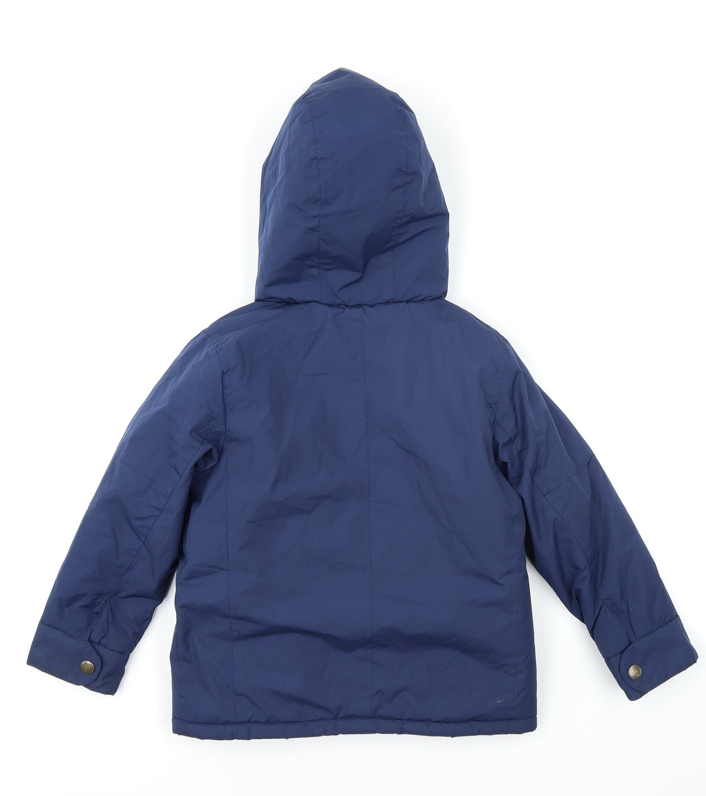 TU Boys Blue   Parka Coat Size 3-4 Years