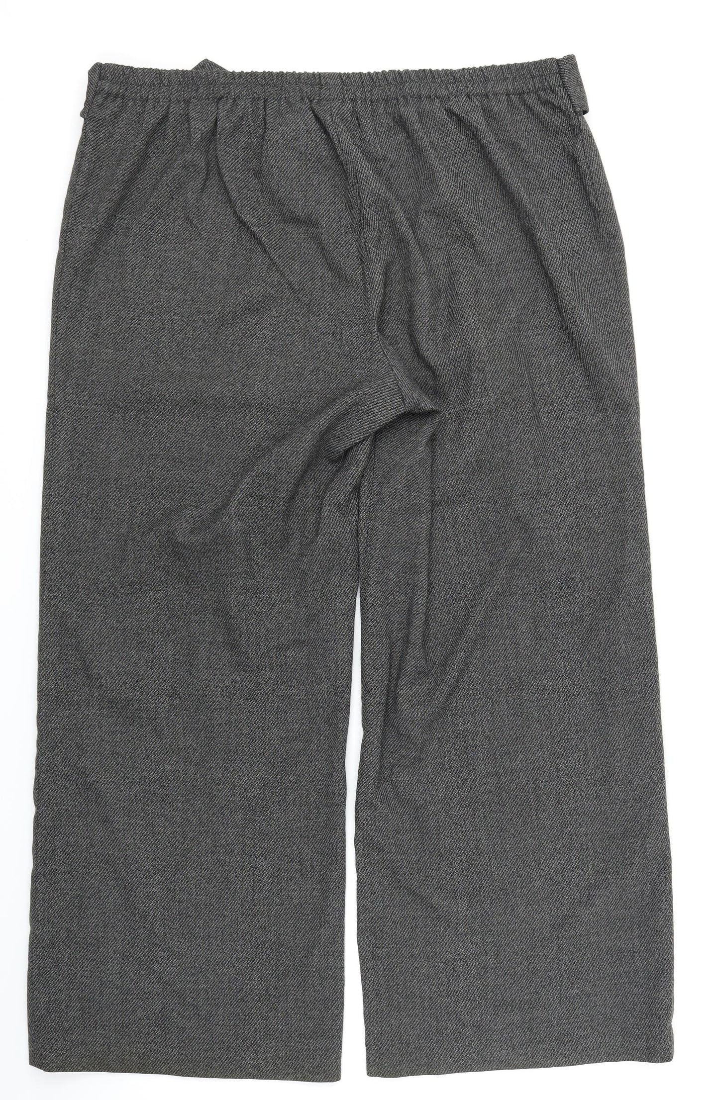 e. Womens Black   Trousers  Size 20 L28 in