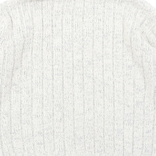 North Coast Mens White  Knit Pullover Jumper Size L