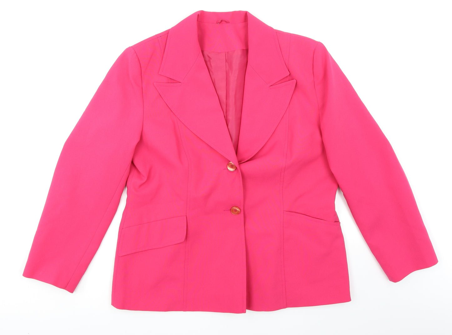 IMAGES Womens Pink   Jacket Blazer Size 18