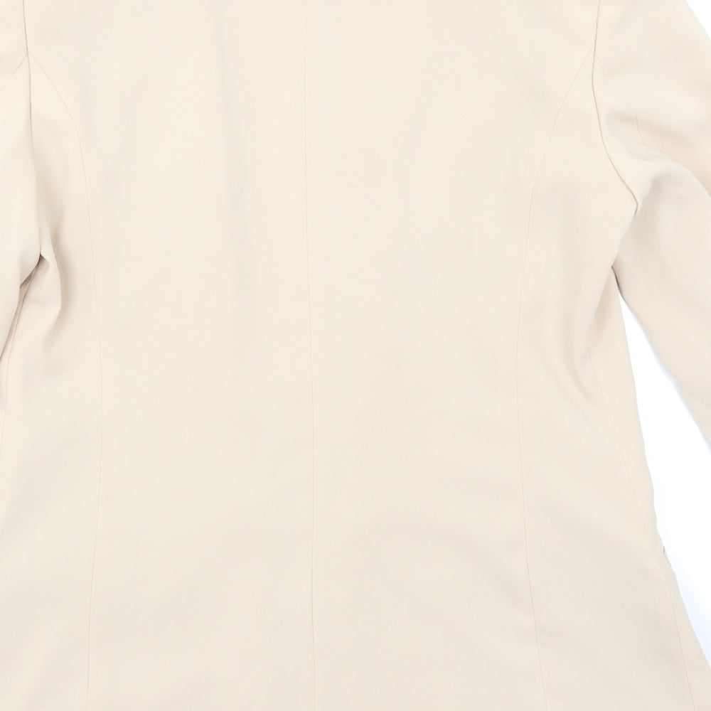 H&M Womens Beige   Jacket Blazer Size 12