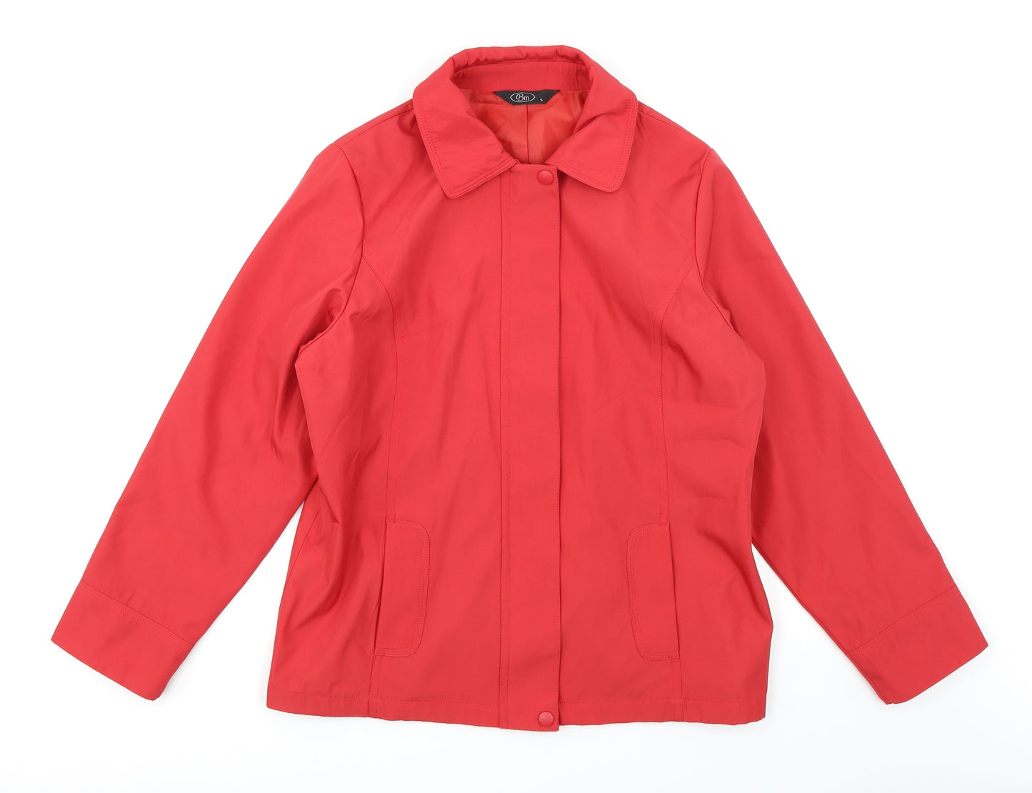 BM Womens Red   Anorak Coat Size S