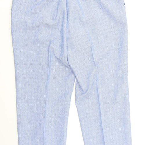 M&S Womens Blue   Trousers  Size 16 L26 in