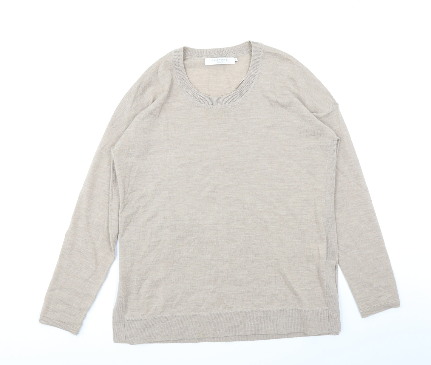 John Lewis Womens Beige   Pullover Jumper Size 10