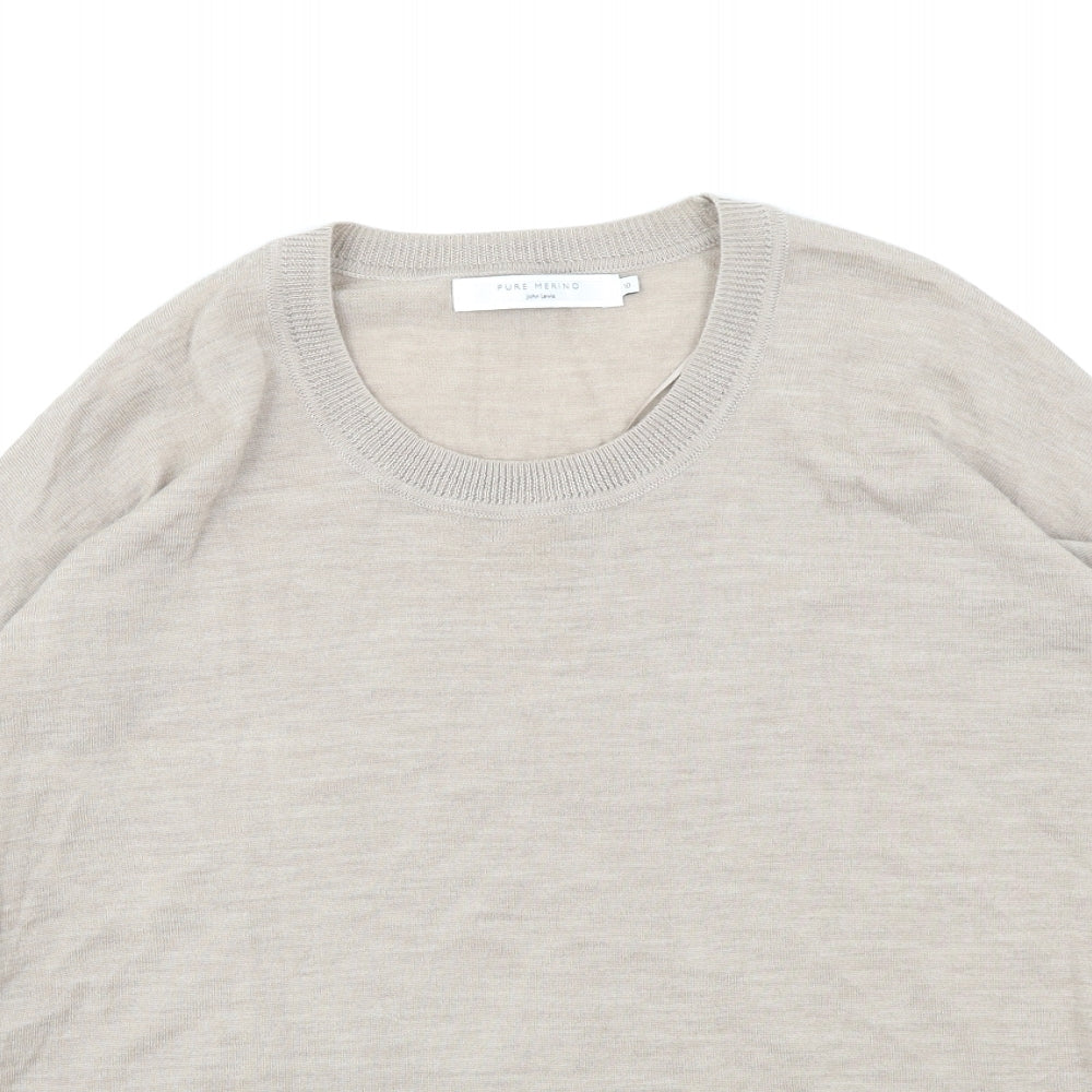 John Lewis Womens Beige   Pullover Jumper Size 10