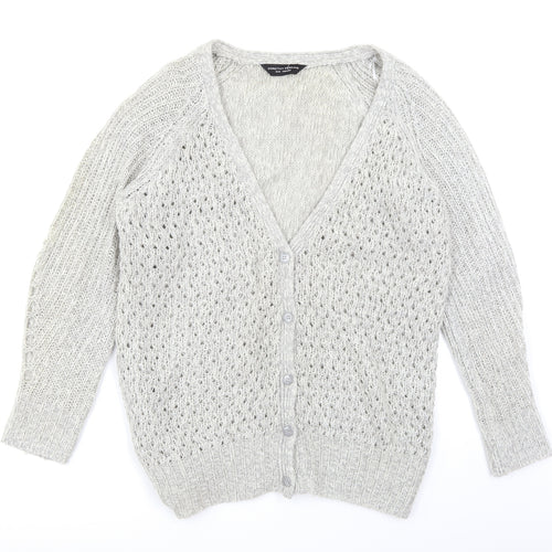 Dorothy Perkins Womens Grey   Cardigan Jumper Size 12