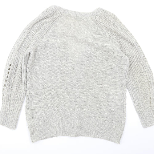 Dorothy Perkins Womens Grey   Cardigan Jumper Size 12