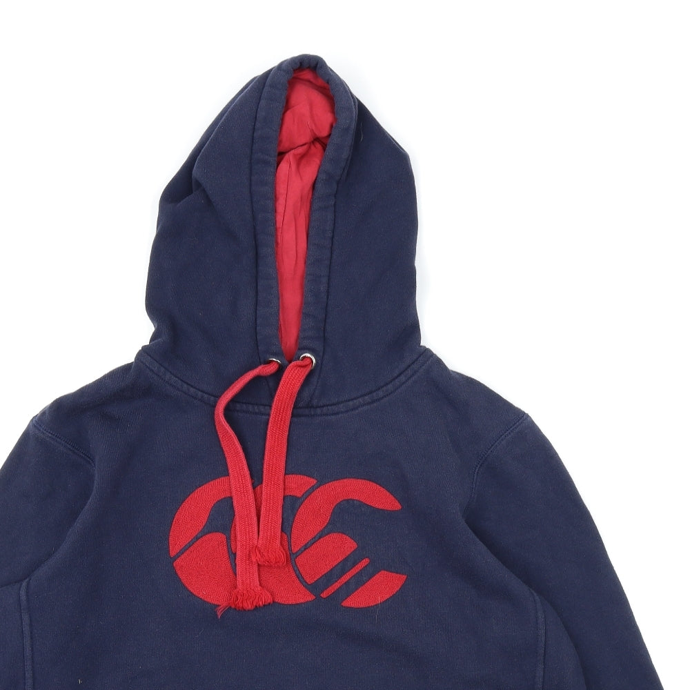 Canterbury Mens Blue   Pullover Hoodie Size M