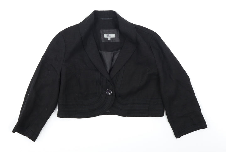 Per Una Womens Black   Jacket  Size 12