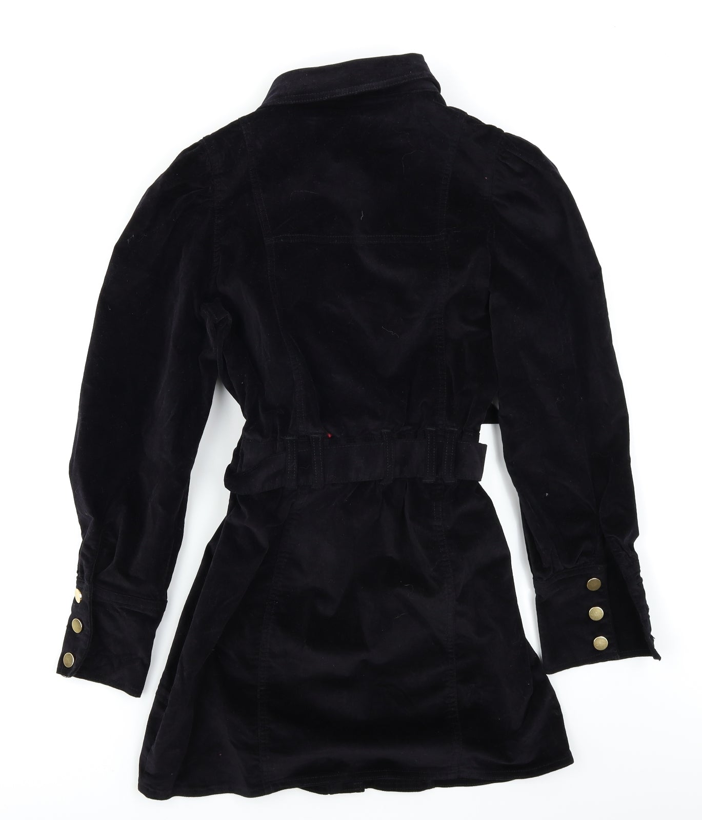 River Island Womens Black   Overcoat Coat Size 12